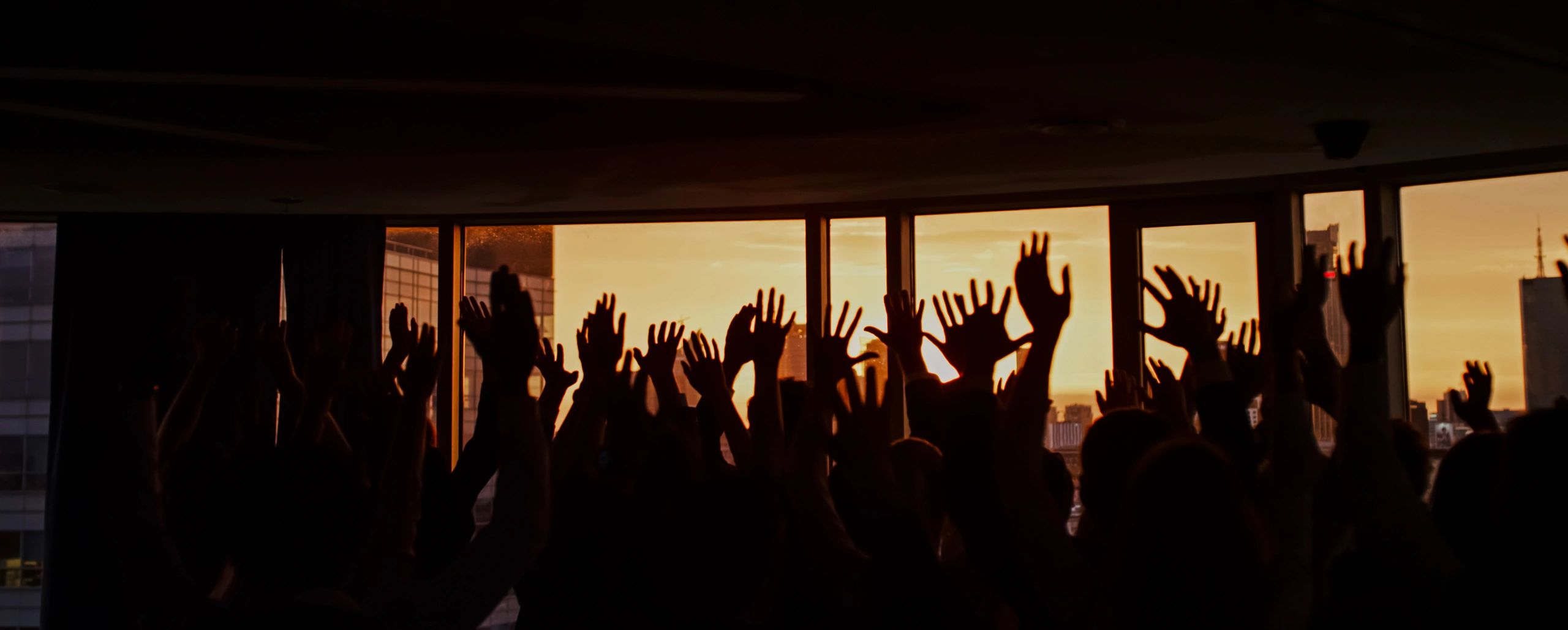 Christian worship community uplifting